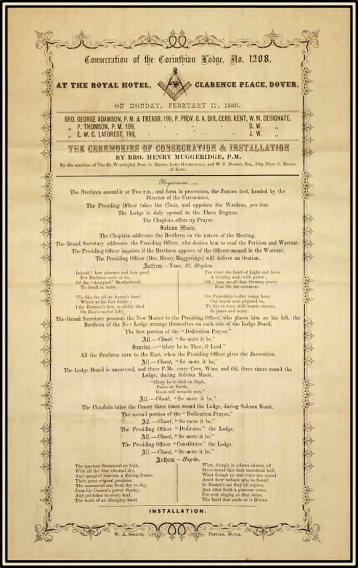 Consecration Document