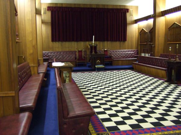 Corinthian Lodge meeting room