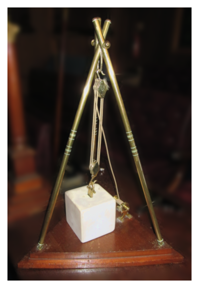 Tripod and Lewis ready to raise the Perfect Ashlar