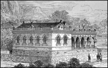 Engraving of Lodge