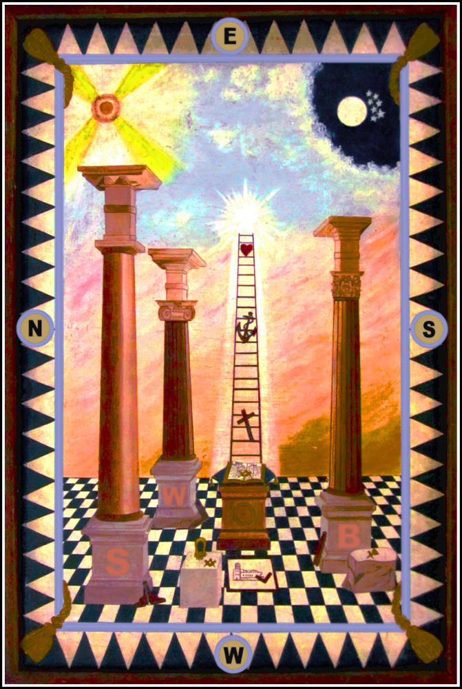 Zetland Hall 1st Degree Tracing Board